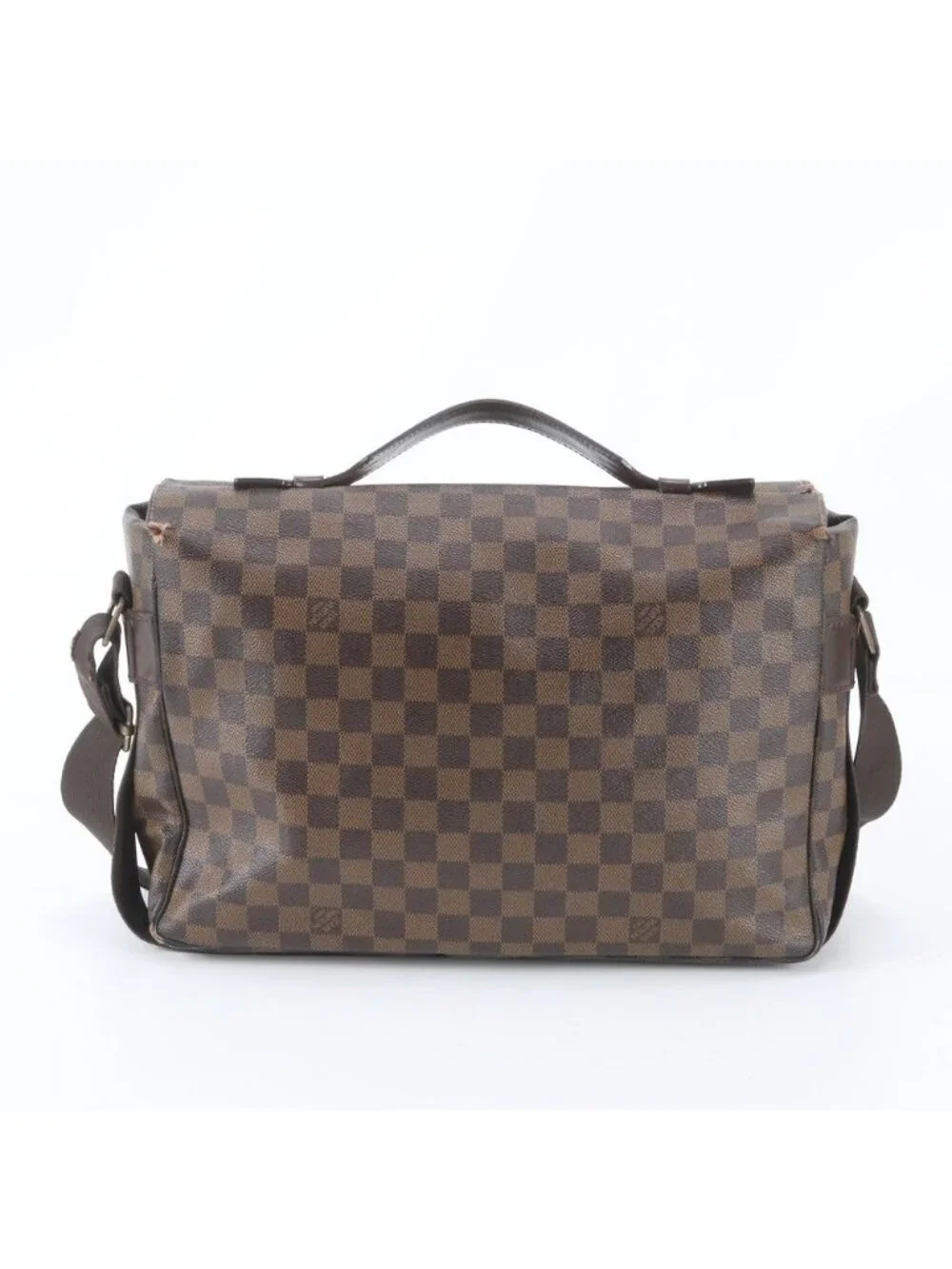 Louis Vuitton Damier Broadway Leather 2-Way Shoulder Bag Crossbody Business